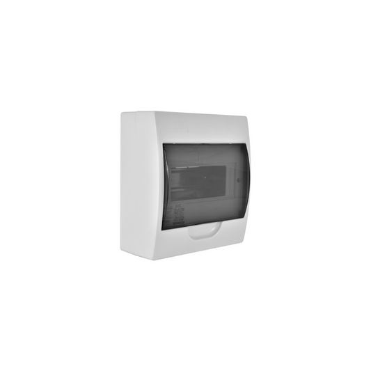 Tablero sobrepuesto 8 polos tapa fume IP41