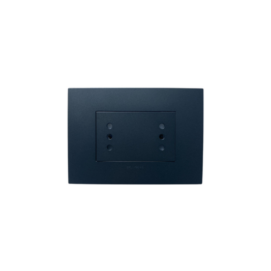 Enchufe duplex punteado grafito 10A certificado