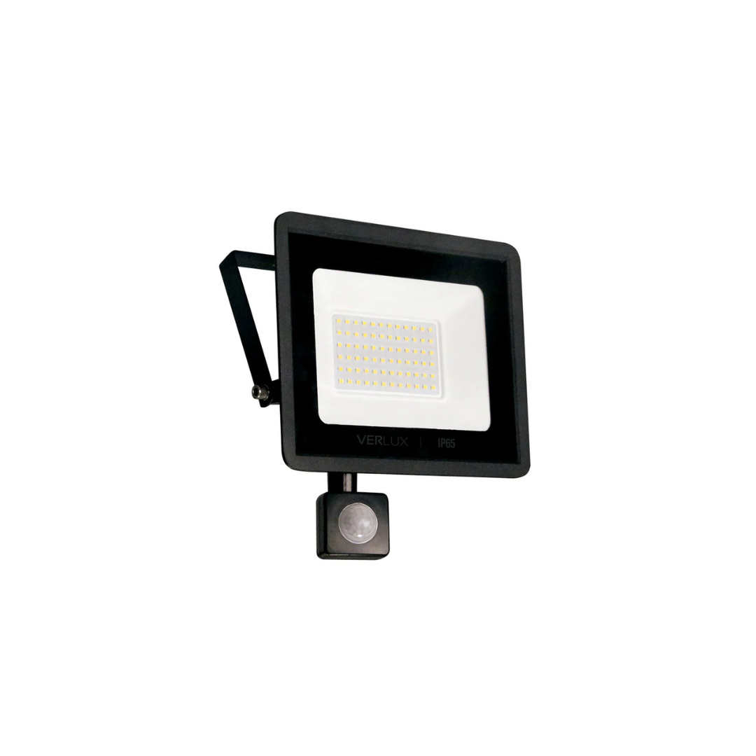 Proyector de área 50w con sensor luz fría IP65