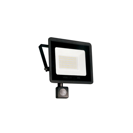 Proyector de área 50w con sensor luz fría IP65