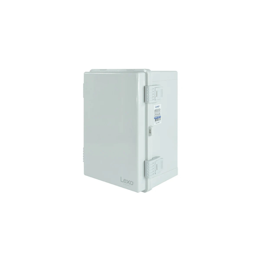 Gabinete de plástico sobrepuesto 1 puerta 200x300x160 gris IK10 IP65