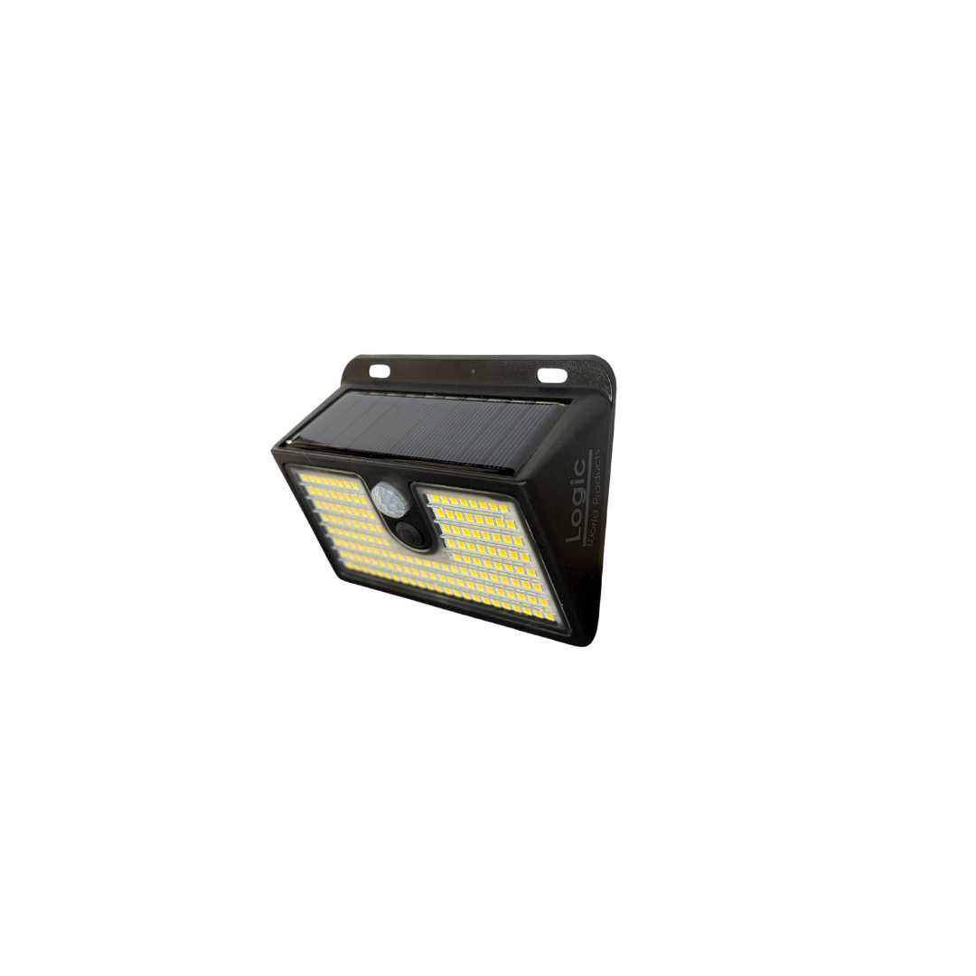 Aplique solar de muro IP65 luz fría
