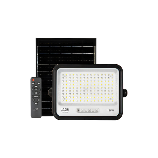 Proyector led solar 100W Ecoluz plus 10AH luz fría