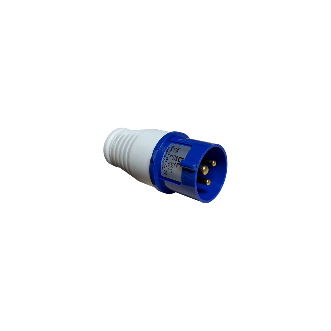 Enchufe macho volante 2P+T 16A 220V IP44 DL