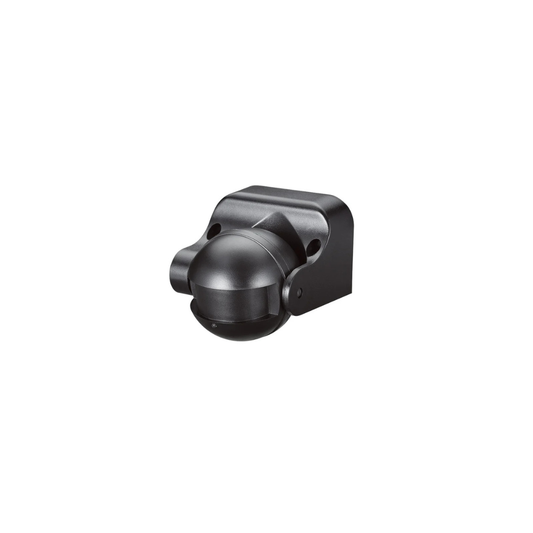 Sensor de movimiento negro ultrasónico 180º IP44