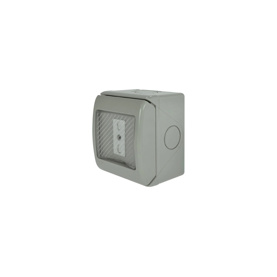 Hidrobox Lexo enchufe simple 10/16A IP55