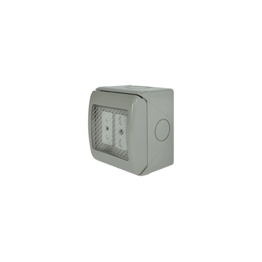 Hidrobox Lexo enchufe doble 10A + 10/16A IP55