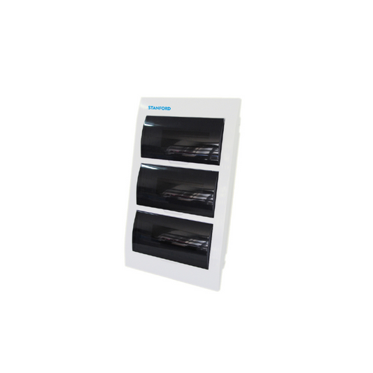 Tablero embutido PVC 36 polos tapa humo