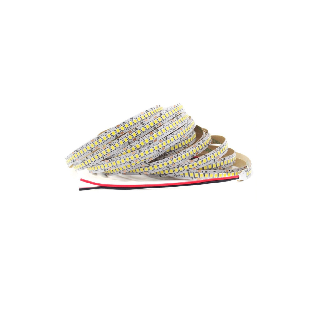 Cinta led 24V 5 mt 2835 240 leds/metro 10mm luz cálida