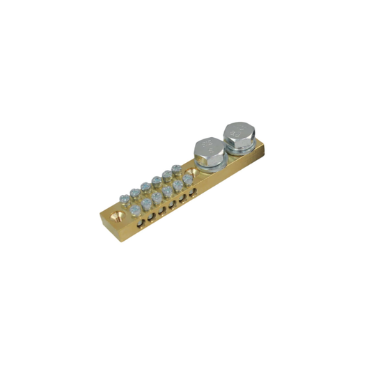 Barra terminal doble vía 2X6P