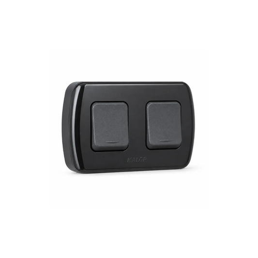 Interruptor 9/15 10A Tekna negro certificado