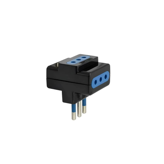 Adaptador enchufe triple 10A certificado