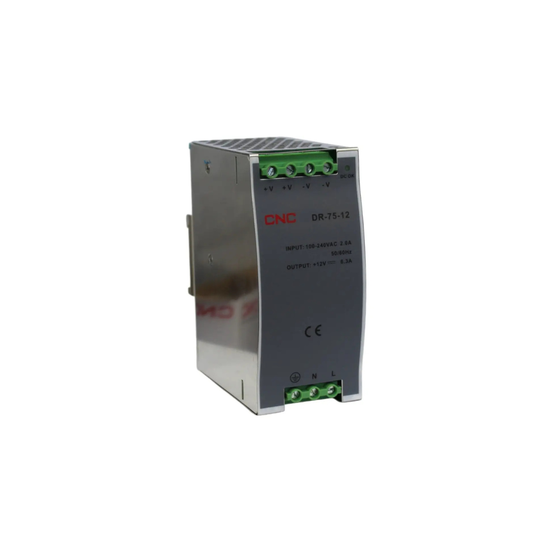 Fuente de poder a riel DIN 12VDC 75W