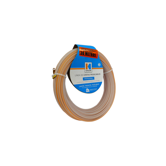 Laucha de acero con funda transparente 4mm 30m