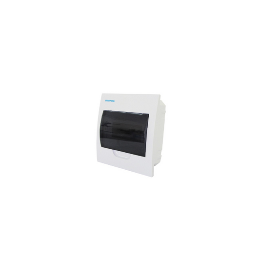 Tablero embutido PVC 8 polos tapa humo