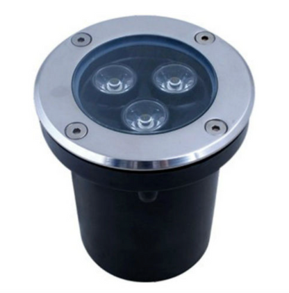 Foco de piso 3w luz cálida