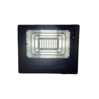 Proyector led solar  profesional 60w luz fría
