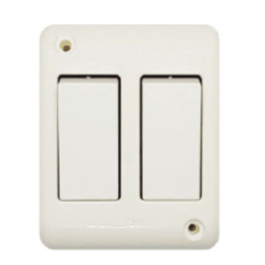 Casquete interruptor doble 9/12 10A certificado