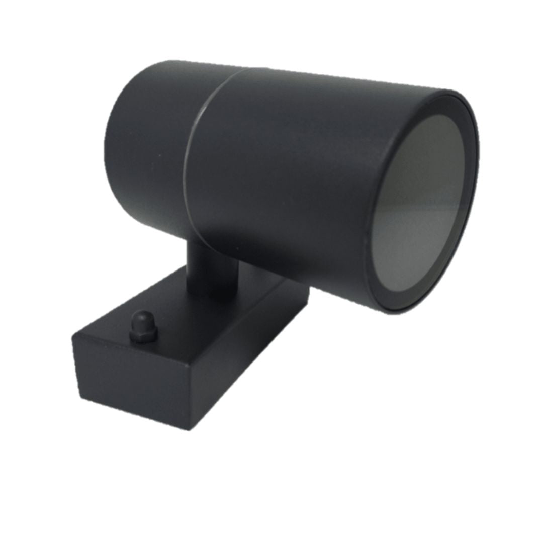 Aplique circular orientable GU10 gris oscuro