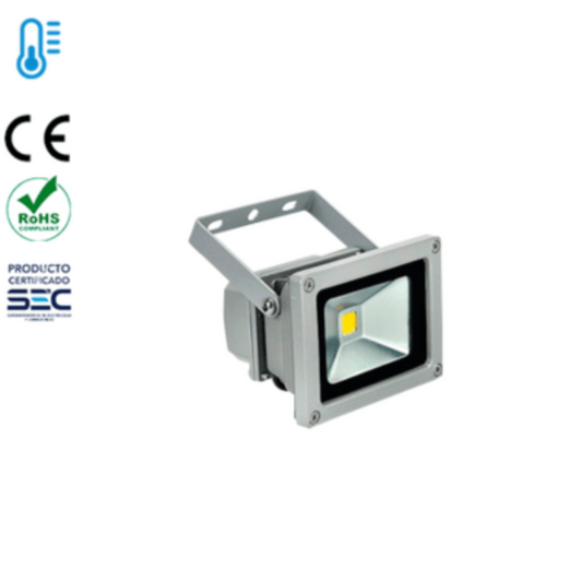 Proyector 12 a 24 volts 10w luz fría