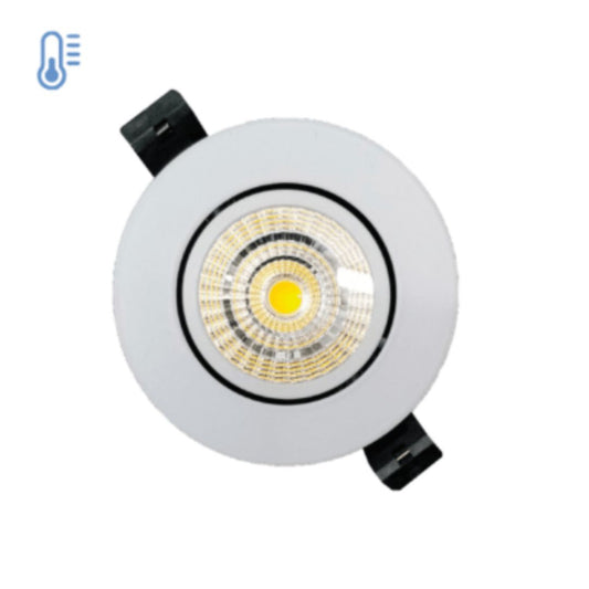 Foco embutido downlight redondo cob 10w luz fría