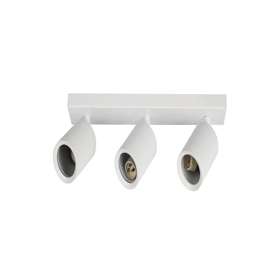 Aplique para 3 ampolletas GU10 blanco