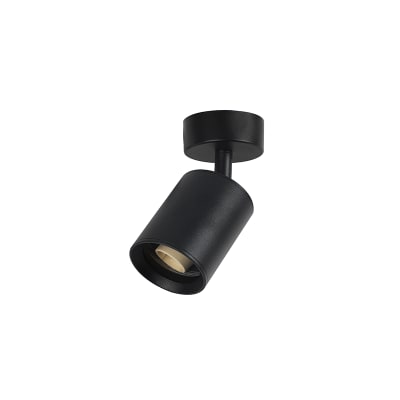 Aplique para ampolleta GU10 negro