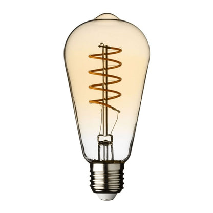 Ampolleta espiral filamento E27 5w luz cálida