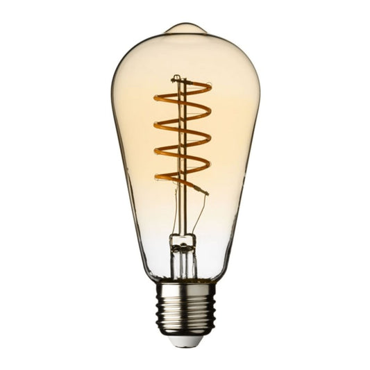 Ampolleta espiral filamento E27 5w luz cálida