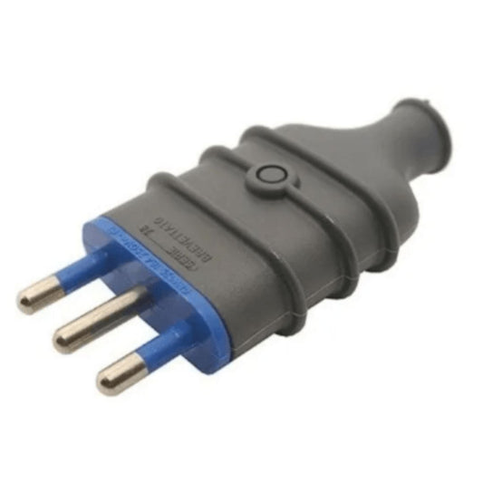 Enchufe macho pesado 10A certificado