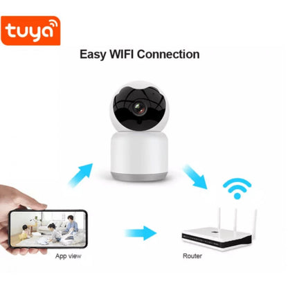 Cámara wifi Vhome PTZ 2MP HD compatible con alexa y google