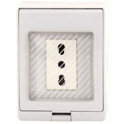 Hidrobox con enchufe simple 10/16A certificado