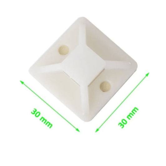 Base autoadhesiva natural 30*30mm 20 unidades