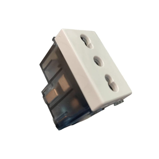 Módulo enchufe champagne 16A certificado