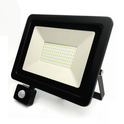 Proyector led con sensor de movimiento 100w luz fría