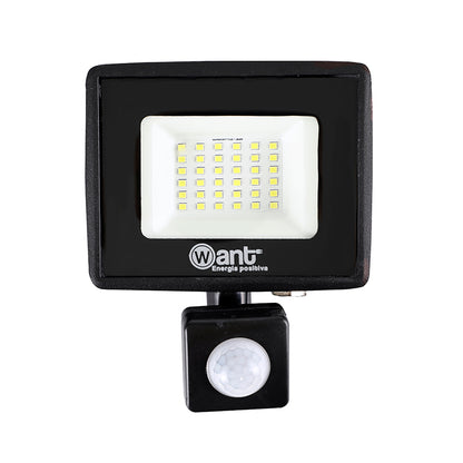 Proyector de área thin light con sensor 30w luz fría