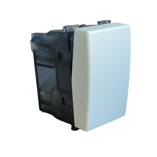 Módulo interruptor blanco 9/12 certificado